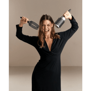 Olivia Garden Fingerbrush Combo Zwart L