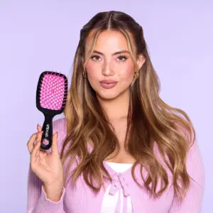 UNbrush Detangling Hair Brush - Cherry Blossom Pink