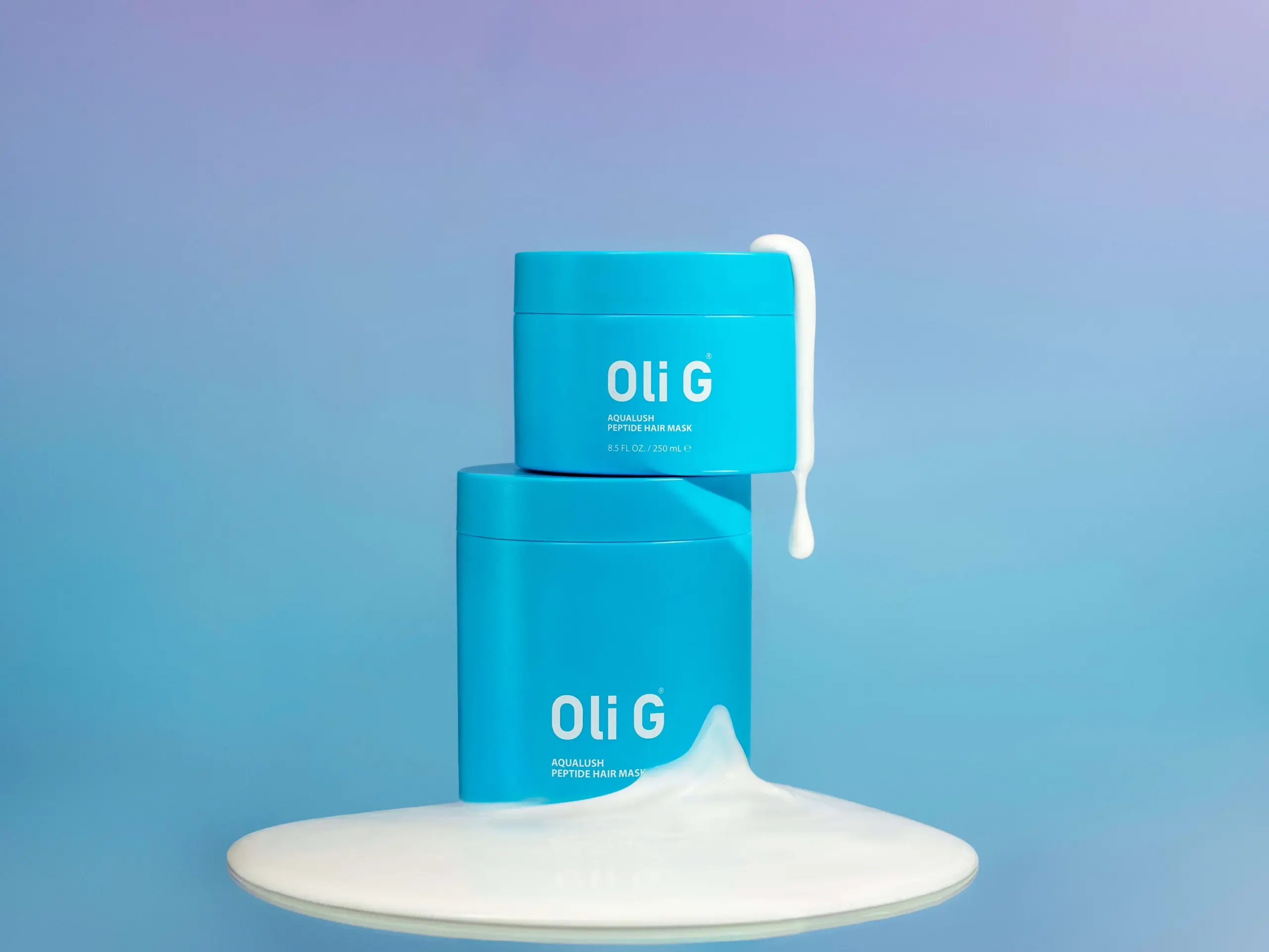 Oli G AQUALUSH Peptide Haarmasker 250ml - Afbeelding 2